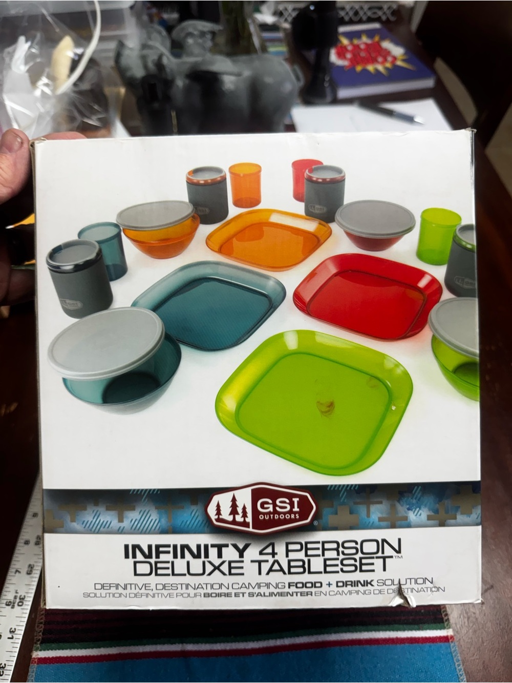 Infinity 4 Person Deluxe Tableset - Multicolor new in the box. Never opened camp